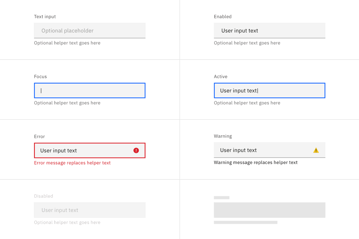 Examples of fixed input states